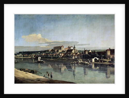 View of Pirna from the right bank of the Elbe, c1753 by Bernardo Bellotto