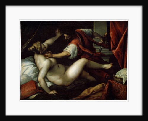 Tarquinius and Lucretia, 16th or early 17th century by Jacopo Palma