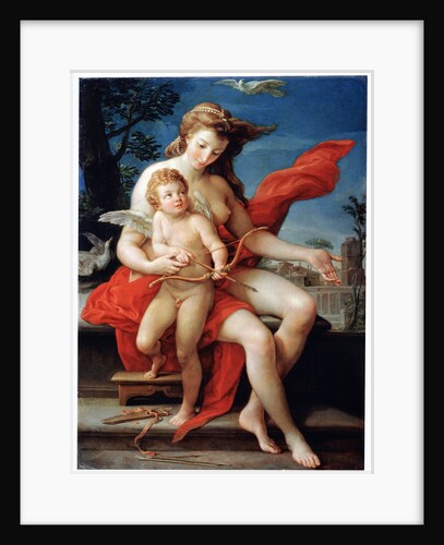 Venus and Cupid, 1785. by Pompeo Batoni