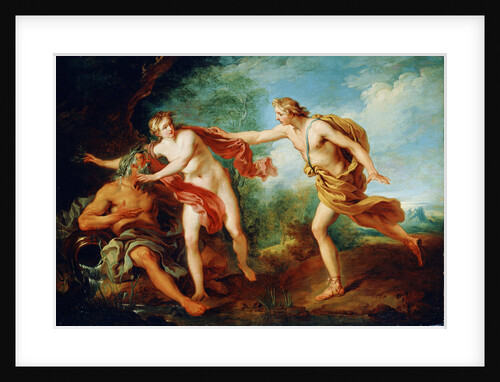 Apollo and Daphne, 18th century by Francois Lemoyne