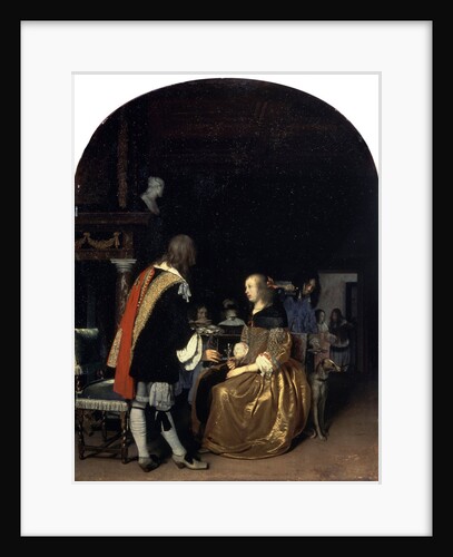 The Oyster Meal, 1659. by Frans van Mieris