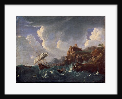 Stormy Sea, 17th century. by Pieter Mulier the younger