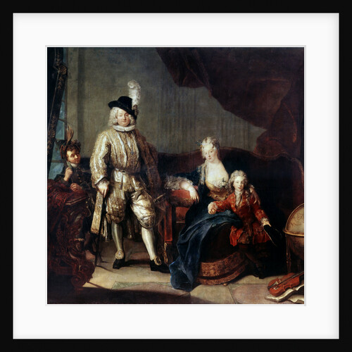 Portrait of Baron von Erlach with his Family, c1710 by Antoine Pesne