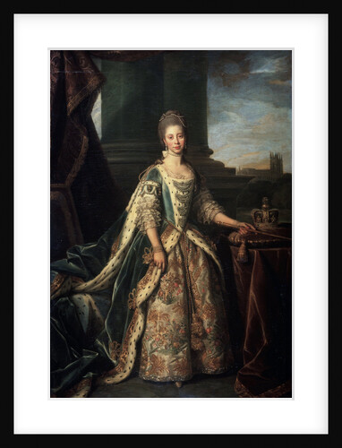 Portrait of Charlotte of Mecklenburg-Strelitz, Wife of King George III of England, 1773 by Nathaniel Dance-Holland