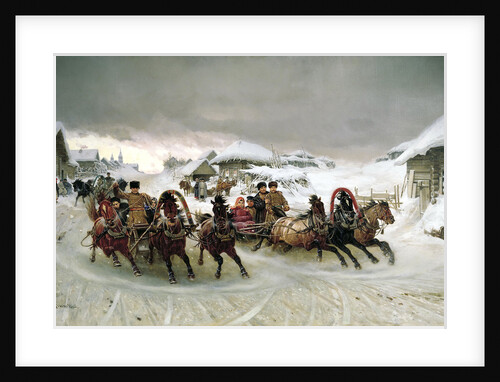 Shrovetide, 1889 by Pyotr Grusinsky