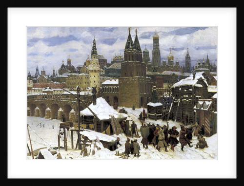 Moscow in the 17th century. The All Saints Bridge, 1901 by Apollinary Vasnetsov