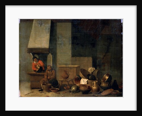 The Kitchen, 17th century. by Anonymous