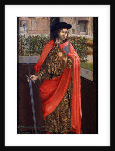 Saint Crispin, c1492-c1494. by Master of Saint Crispin and Crispinian