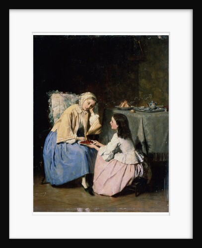 At the Sick Friend, 19th century by Isidore Patrois