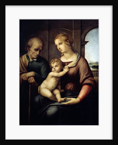 The Holy Family (Madonna with Beardless Joseph), c1505-c1506 by Raphael
