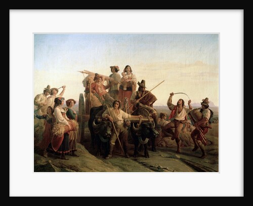 The Arrival of the Harvesters in the Pontine Marshes, 1833 by Louis Léopold Robert