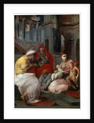 The Holy Family with John the Baptist and Saint Elizabeth, 1541 by Francesco Primaticcio