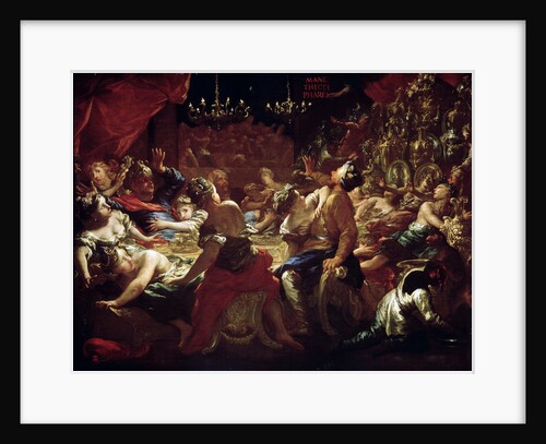 The Feast of Belshazzar, 17th or early 18th century by Pietro Dandini
