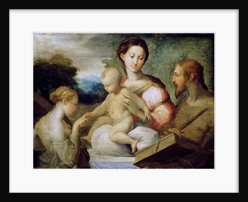 The Mystical Marriage of Saint Catherine, late 1520s by Parmigianino