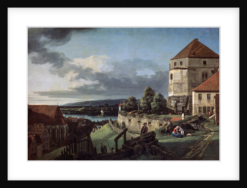 View of Pirna from the Sonnenstein Fortress, c1752-c1755 by Bernardo Bellotto
