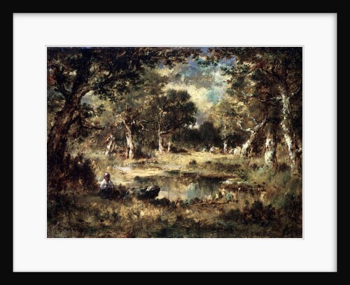 Forest Swamp, 1870. by Narcisse Virgile Diaz de la Pena