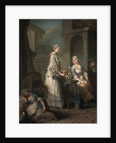 A Flower Girl, c1795-c1799. by Jean-Baptiste Charpentier the elder