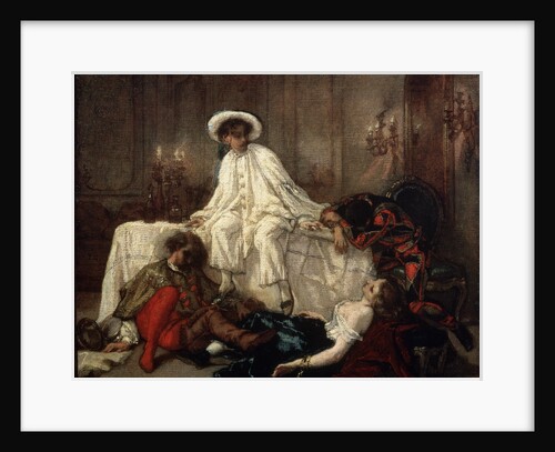 After the Masquerade, 1850s. by Thomas Couture