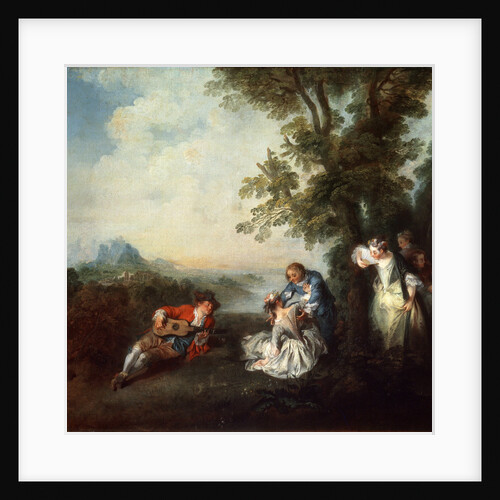 Company at the Edge of a Forest, late 1720s by Nicolas Lancret