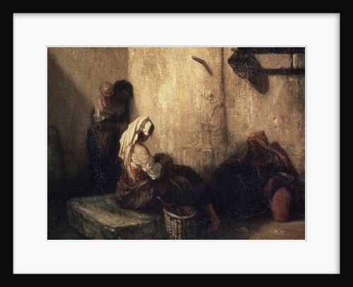 Italian Street Scene, 1849. by Alexandre Gabriel Decamps