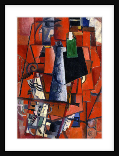 A Woman at the Piano, 1913. by Kazimir Malevich