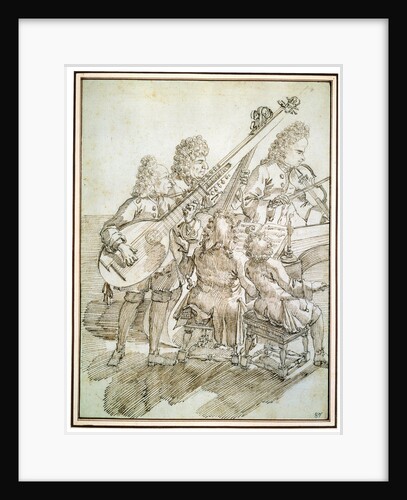 A Concert, late 17th or 18th century by Pier Leone Ghezzi