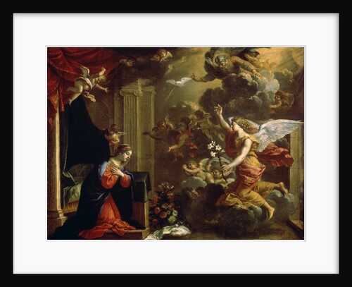 The Annunciation, 17th century. by Eustache Le Sueur