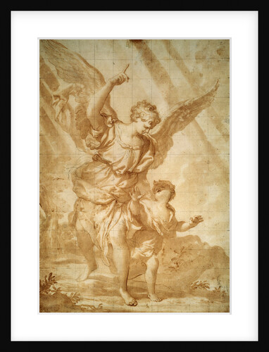 Guardian Angel, 17th century by Domenico Piola I