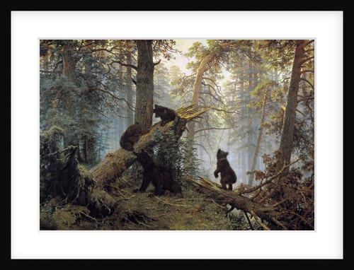 Morning in a Pinewood, 1889. by Ivan Shishkin