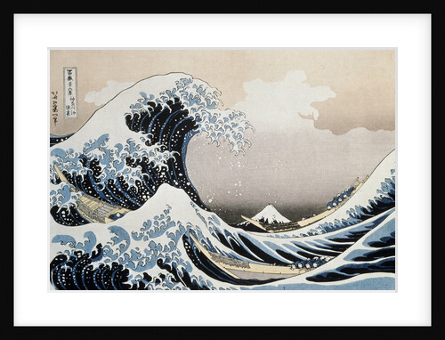 The Great Wave off the Coast of Kanagawa, c1829-c1831 by Hokusai