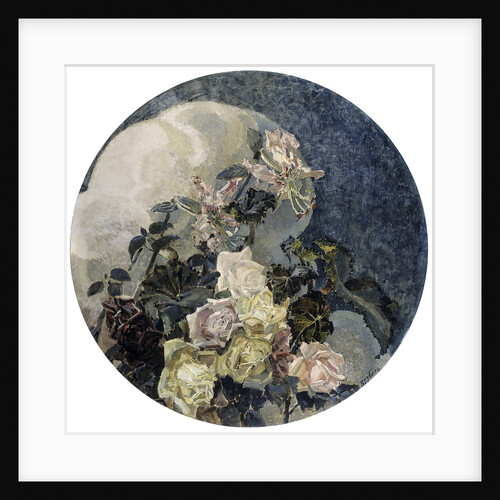 Roses and Orchids, 1894. by Mikhail Vrubel