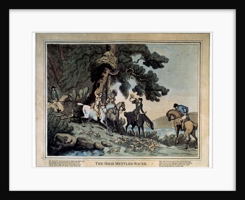 The High Mettled Racer, 1789 by Thomas Rowlandson