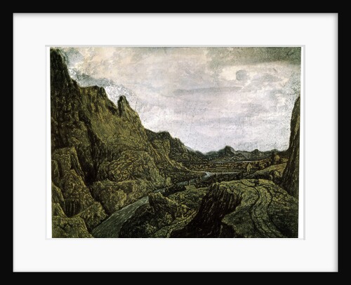 Rocky Valley with a Road, 17th century. by Hercules Seghers