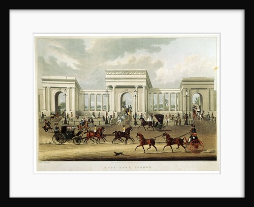 Hyde Park Corner, 1828 by Richard Rosenberg