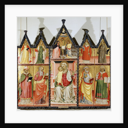 Madonna and Child with Saints (polyptych, ten separate panels), 1440 by Pietro di Giovanni Lianori