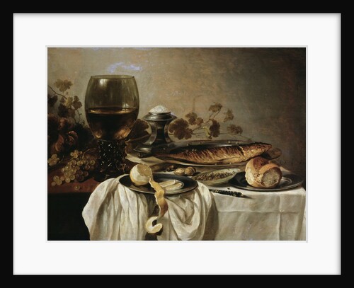 Breakfast, 1646. by Pieter Claesz