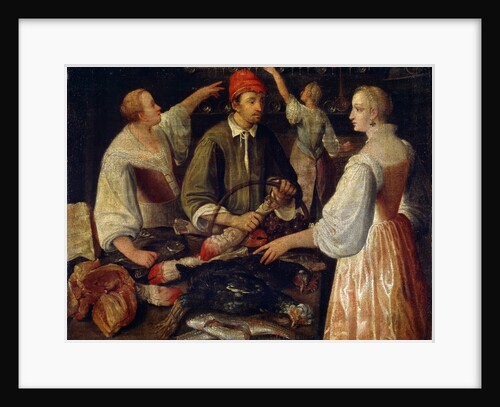 In a shop, late 16th or early 17th century by Lodewijk Toeput