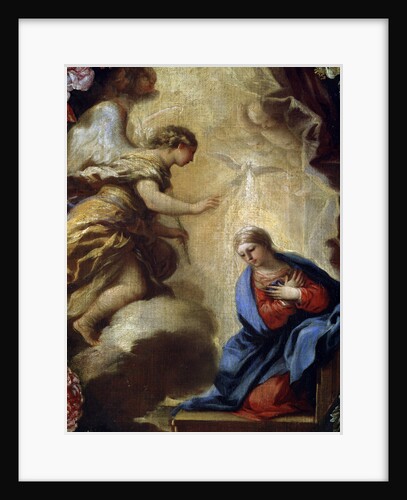 The Annunciation with Flowers (detail), 17th or early 18th century by Carlo Maratta