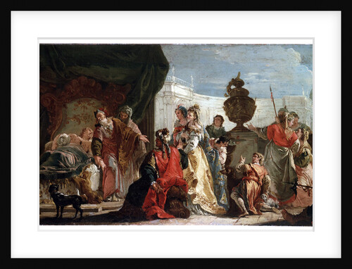 Antiochus and Stratonice, 18th century by Francesco Fontebasso