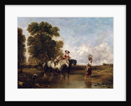 Through a Ford, 19th century by William Shayer