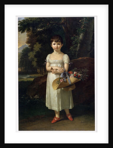 Portrait of Amelia Oginski, late 18th or early 19th century by Francois-Xavier Fabre