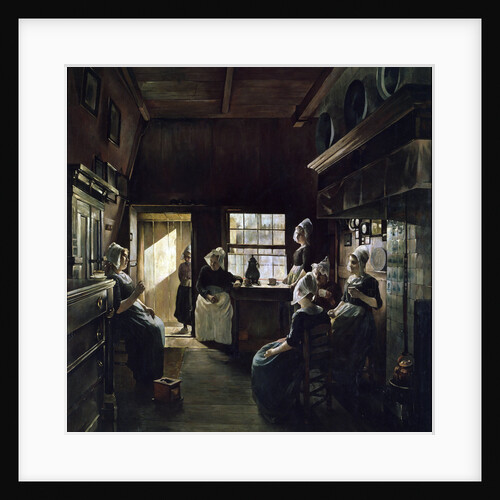 Conversation, 1888. by Paul Weimar