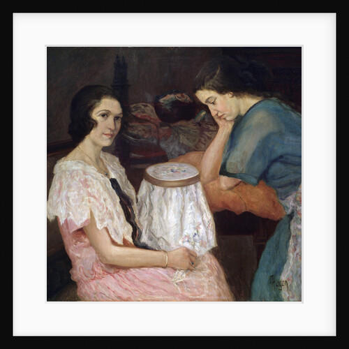 The Embroideress, 19th or 20th century by Paul Hagen