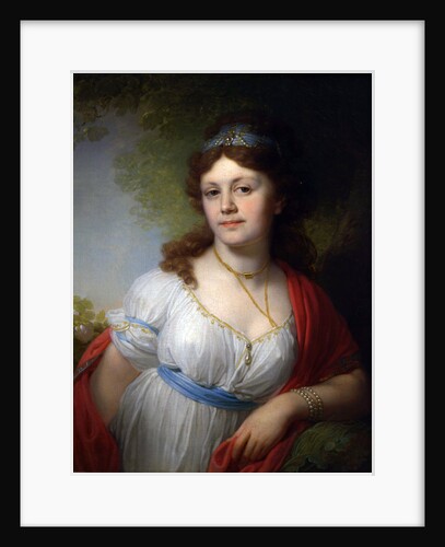 Portrait of Elisabeth Temkina, 1798. by Vladimir Borovikovsky