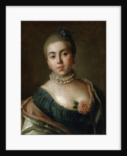 Portrait of Countess Anna Golitsyna, Baroness Stroganova, 1759. by Pietro Rotari