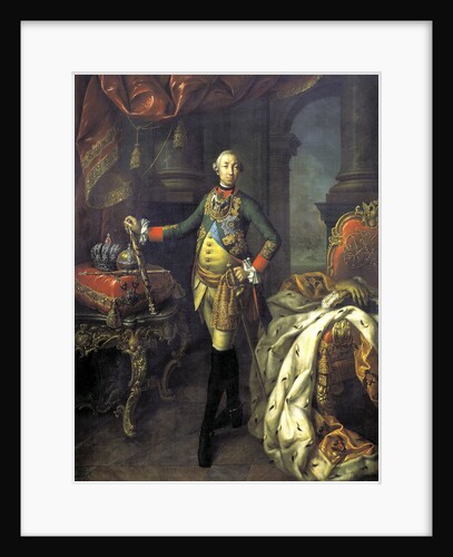 Portrait of Tsar Peter III, 1762. by Aleksei Petrovich Antropov