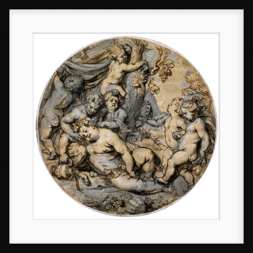 Sleeping Bacchus, 17th century. by Abraham Jansz van Diepenbeeck