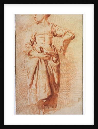 Woman in Peasant Dress, early 1670s by Adriaen van de Velde