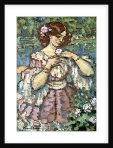Girl With a Rose, 1901 by Anonymous