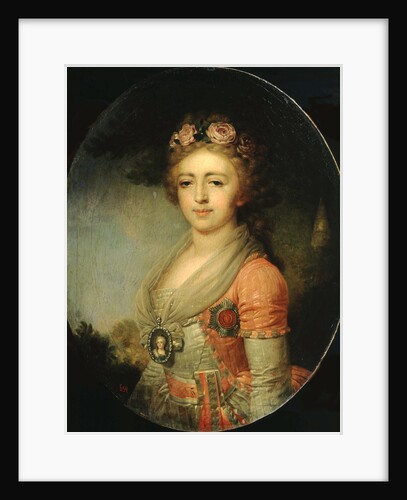 Portrait of Grand Duchess Alexandra Pavlovna, Daughter of Emperor Paul I, c1798 by Anonymous
